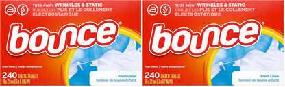 Bounce Fabric Softener Sheets, Fresh Linen Scent