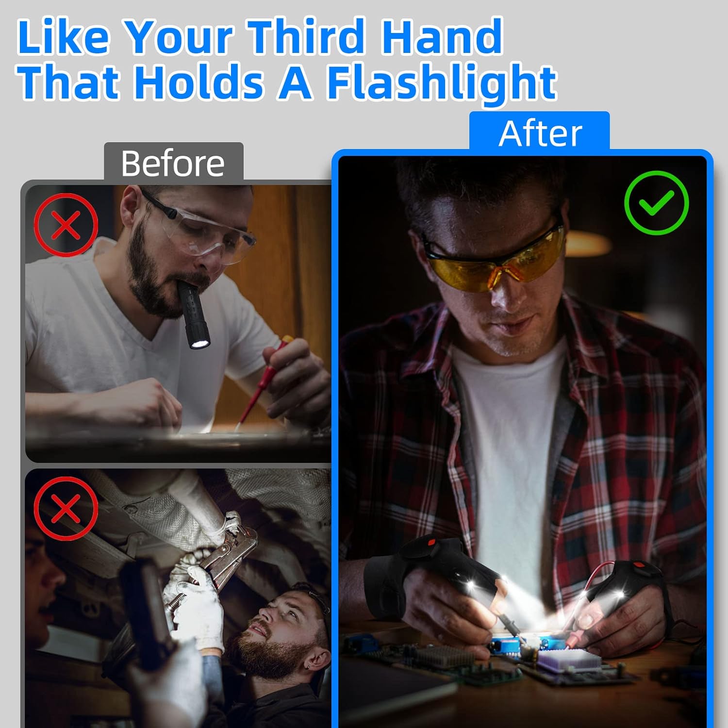 White_Elephant_Gifts_Stocking_Stuffers_for_Men_Adults,_Rechargeable_LED_Flashlight_Gloves,_Cool_Gadgets_for_Dad_Him_Husband_Boyfriend,_Waterproof_Finger_Lights_for_Fishing_Camping