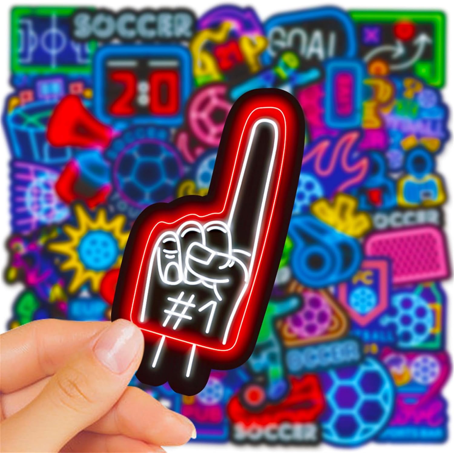 50pcs_Neon_Sports_Theme_Sticker,Waterproof_Vinyl_Stickers_-_Football_SoccerDecor_&_Party_Favors_Gifts_for_Laptop,_Water_Bottle,_Skateboard_Guitar_(Neon_Sticker-2)