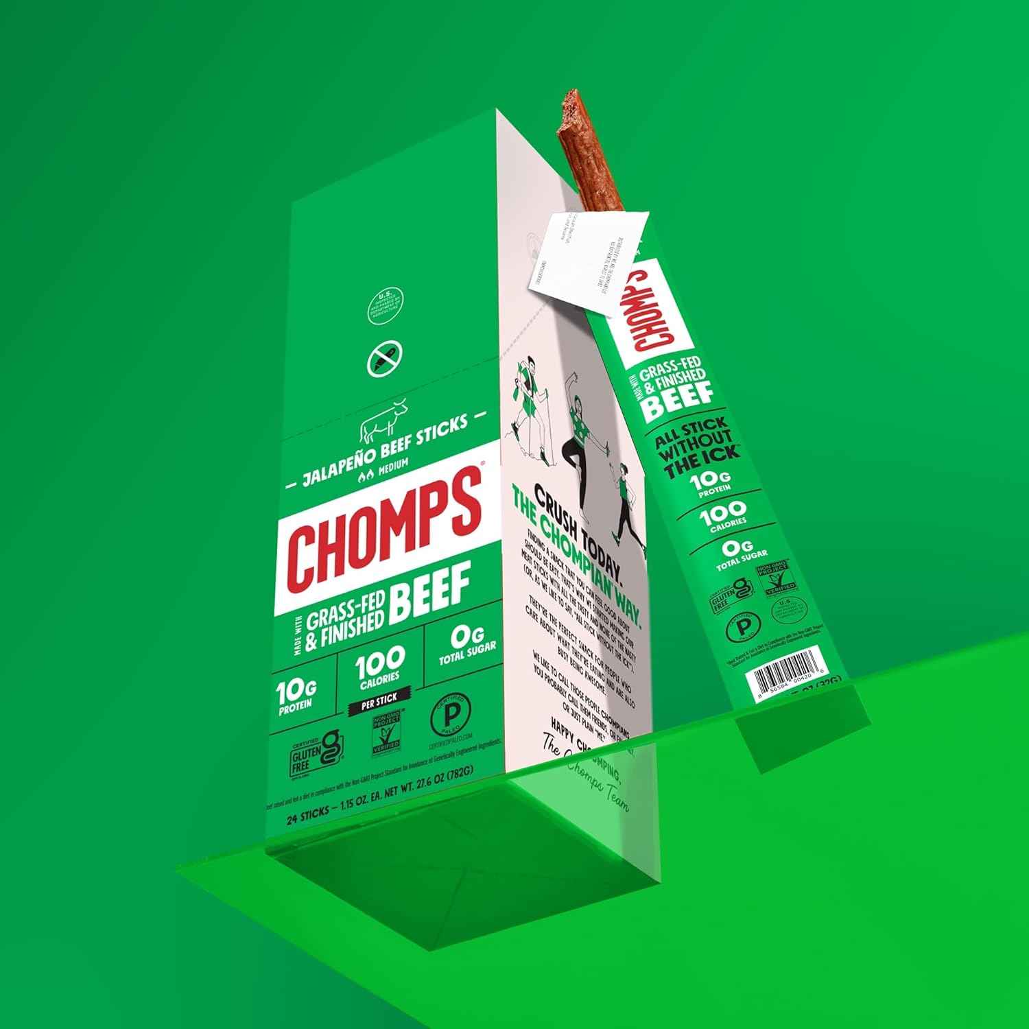 Chomps Beef Stick Jalapeno 1.15 OZ