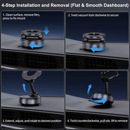 Vacuum_Magnetic_Suction_Phone_Holder,_Foldable_and_Retractable_Hands-Free_Suction_Cup_Phone_Mount_for_Car/Gym/Mirror/Smooth_Surface,_Compatible_with_iPhone_Android_and_All_Smartphones_(Black)