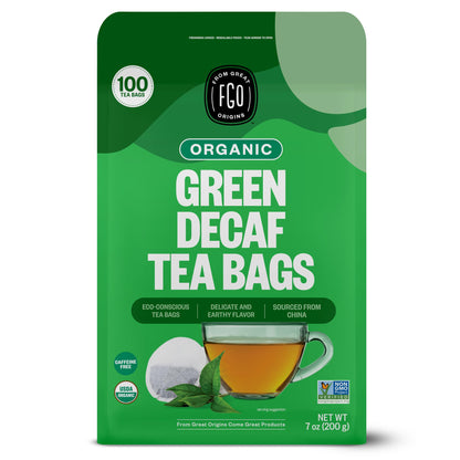 Green Tea (Decaf) - 100 Count (Pack of 1)