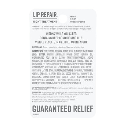 O'Keeffe's_Lip_Repair_Night_Treatment_Lip_Balm_for_Dry,_Cracked_Lips_-_0.25_Ounce_Jar_(1_Pack)_-_Moisturizer_Extremely_Cracked,_Dry_Lips
