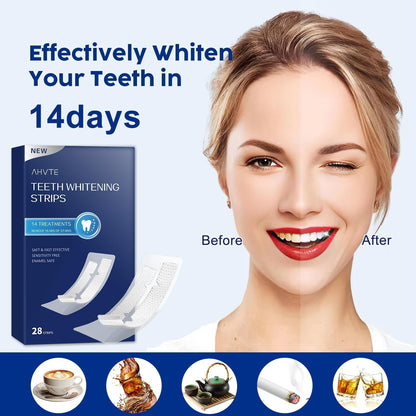 Teeth_Whitening_Strips,Enamel_Safe,_28_Strips_for_Sensitive_Teeth,Professional_and_Natural_Teeth_Whitening_Kit,14_Treatments