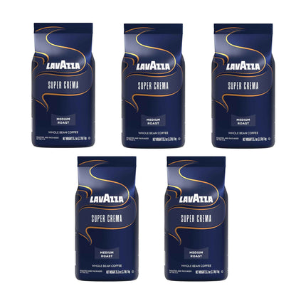 Lavazza Whole Bean Coffee, Medium Espresso Roast, Arabica and Robusta Blend