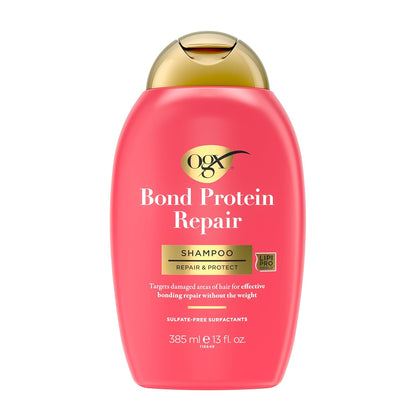 OGX_Repair_&_Protect_Bond_Protein_Repair_Shampoo,_Lightweight_Hair_Wash_Cleanses_&_Targets_Damaged_Hair_for_Effective_Bond_Repair,_Formulated_without_Parabens,_13_fl._oz