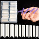 100PCS Natural 2XL C Curve Tips