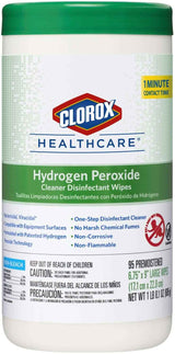 Clorox Healthcare Hydrogen Peroxide Cleaner Disinfectant Wipes