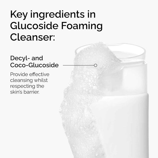 The Ordinary Glucoside Foaming Cleanser, Gentle Foaming Face Wash for All Skin Types Including Sensitive Skin, 5.1 Fl Oz