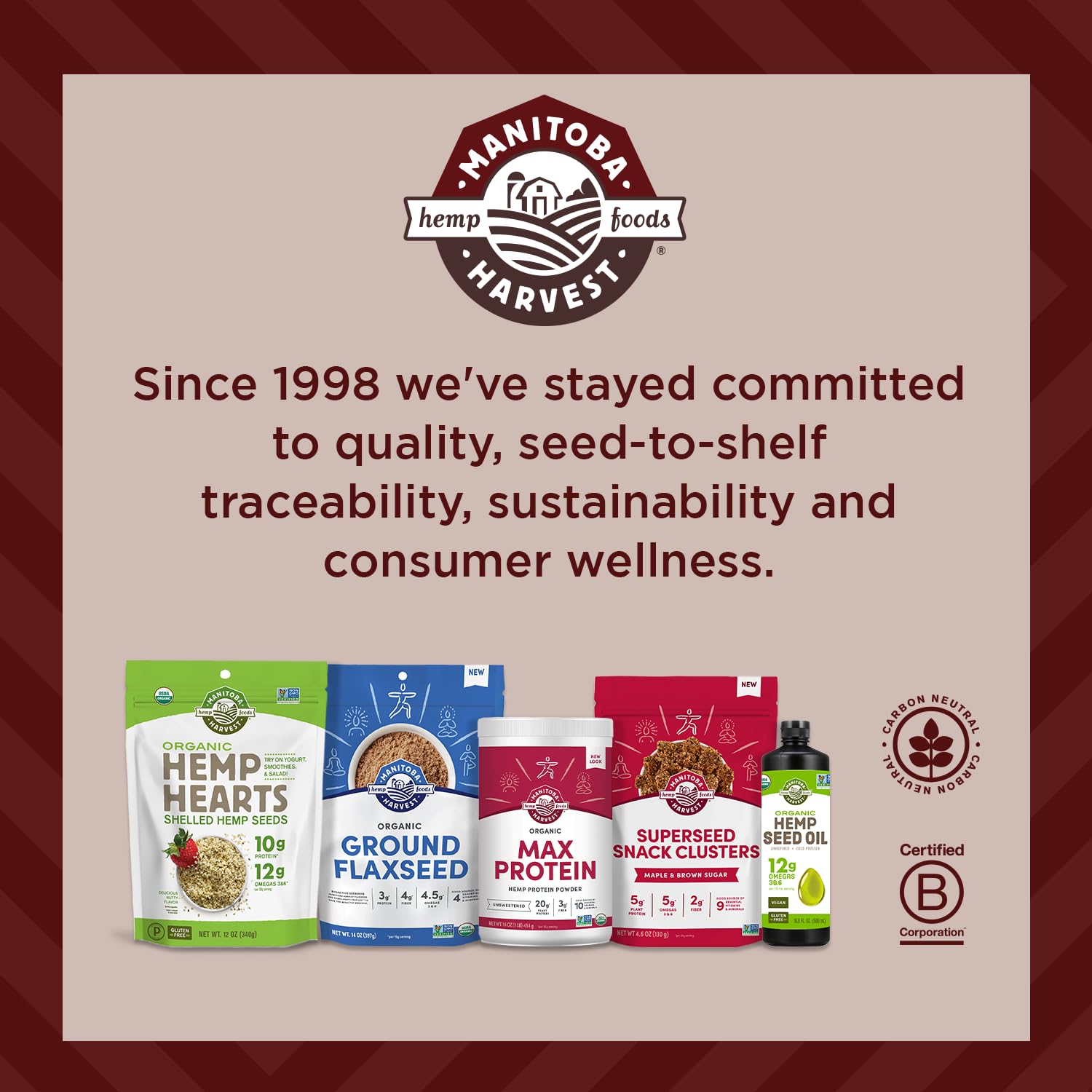 Manitoba_Harvest_Superseed_Snack_Clusters,_Dark_Chocolate_-_5g_Plant_Based_Protein_and_5g_Omegas_3_&_6_per_30g_Serving_-_Non-GMO,_Vegan,_4.6oz_(Pack_of_1)
