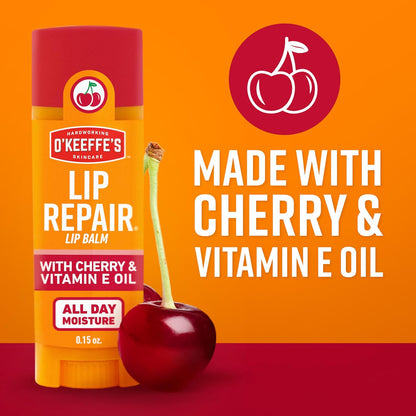 O'Keeffe's_Lip_Repair_Lip_Balm_with_Cherry_&_Vitamin_E_Oil_-_Stick_(3_Pack)_-_Moisturizer_for_Extremely_Cracked,_Dry_Lips
