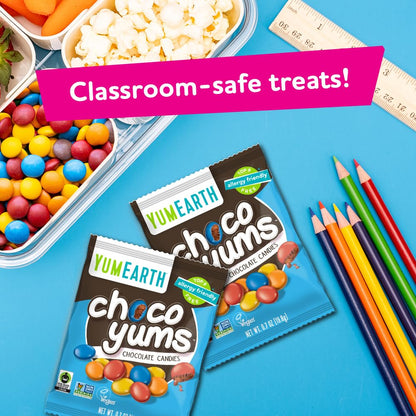 YumEarth_Choco_Yums,_5-0.7_Ounce_Snack_Packs,_Allergy_Friendly,_Gluten_Free,_Non-GMO,_Vegan,_No_Artificial_Flavors_or_Dyes_(3.5_Ounce_(Pack_of_1))