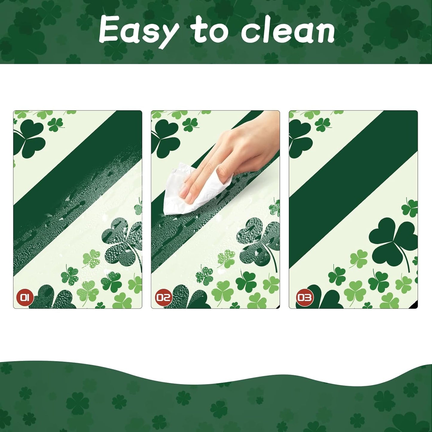 Childom_3_Pack_St_Patricks_Day_Decorations,St_Patricks_Day_Table_Cloths_for_Rectangle_Tables,54"_x_108"_Disposable_Plastic_Tablecloths_for_St._Patrick's_Day,Home,Kitchen,Picnic,Parties,Spring_Decors