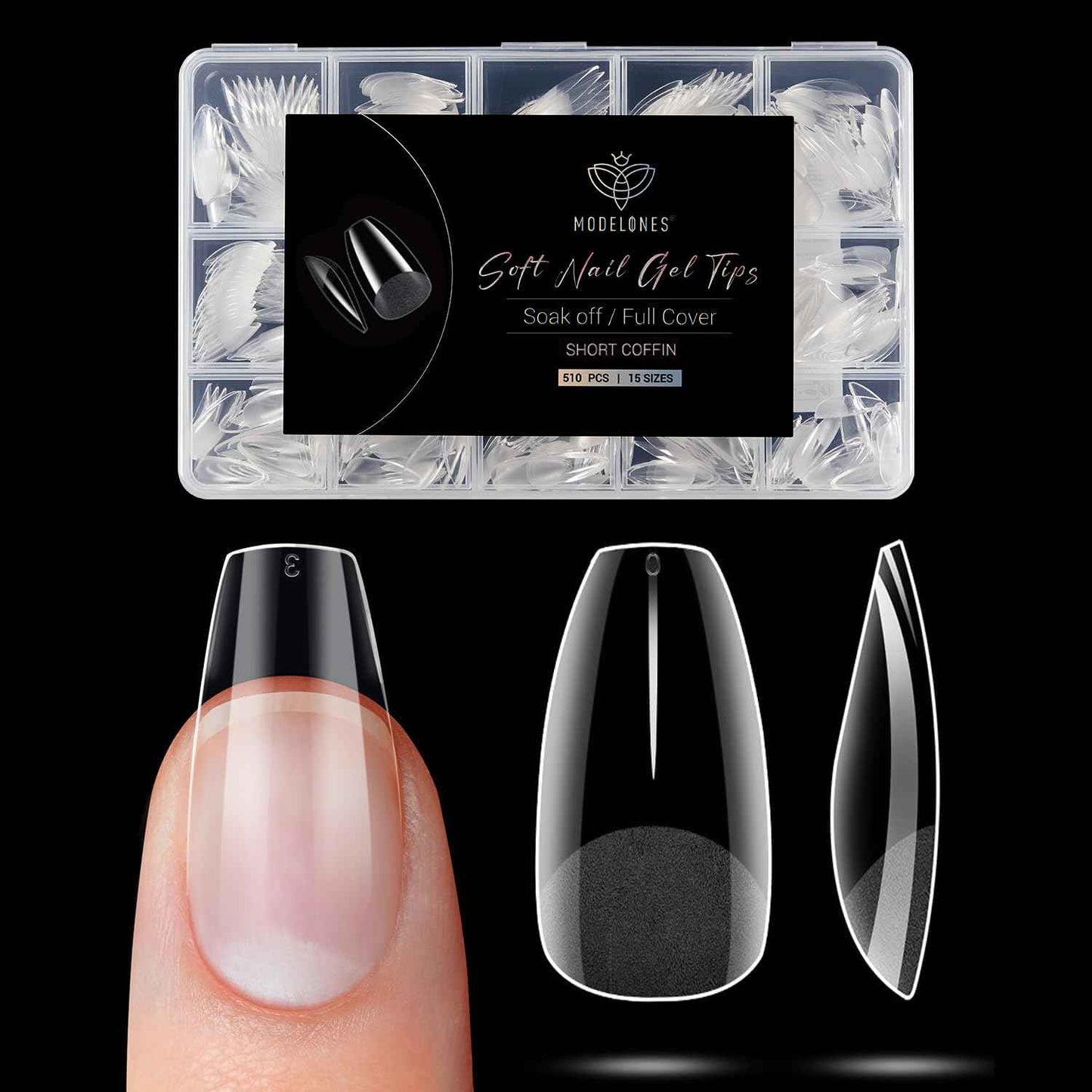 modelones Gel Top Coat, 15 ml 2026 Upgrade Super Shiny Base and Top Coat Set, Soak Off Nail Lamp Acid Free No Wipe Clear Base Top Gel Nail Polish