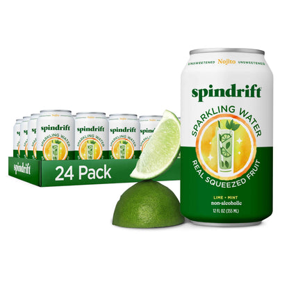 Spindrift Sparkling Water, Made with Real Squeezed Fruit, 12 Fl Oz Cans