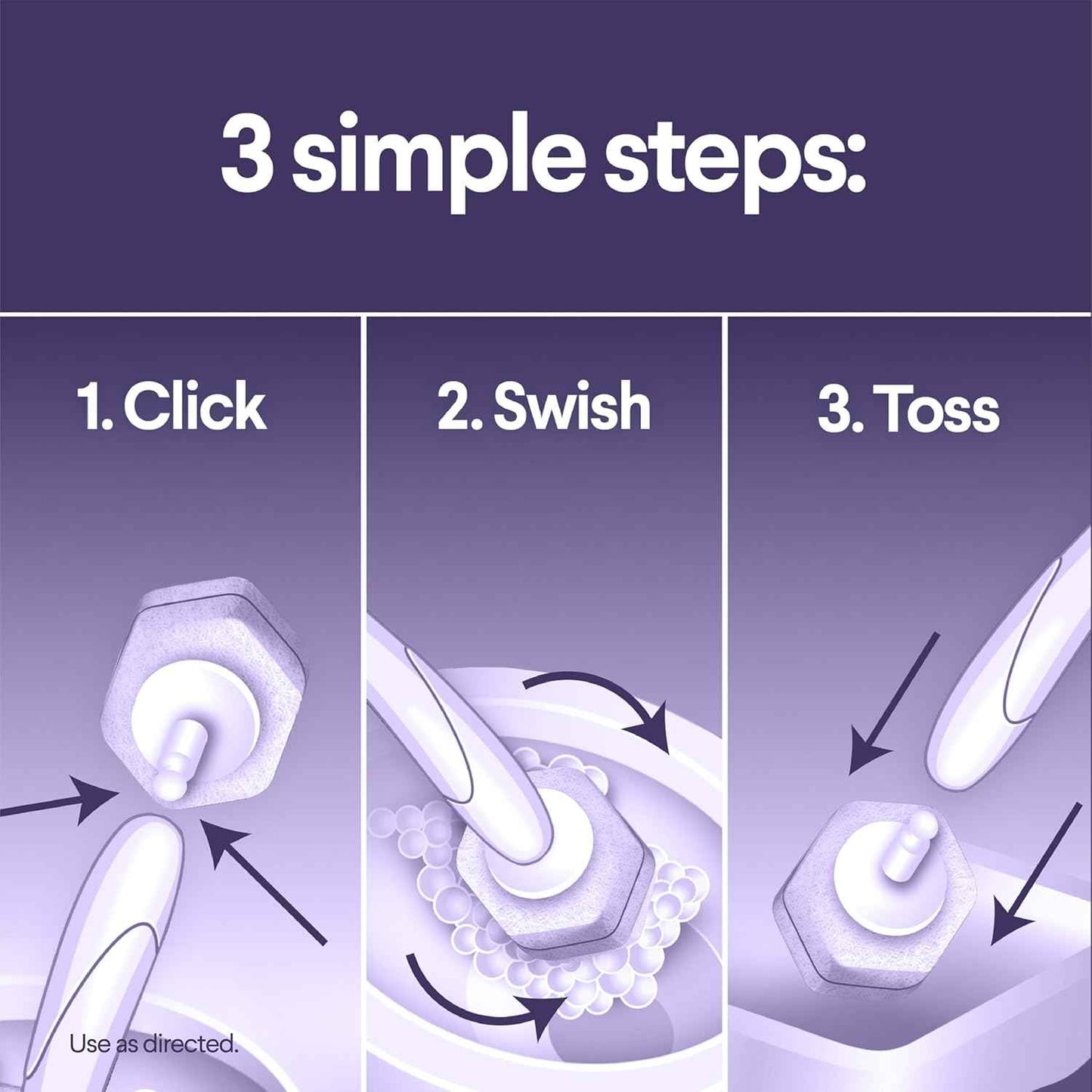 CLOROX Scentiva ToiletWand Toilet Cleaner Refills, Toilet brush, Lavender and Jasmine, 10 Count