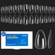 3-2-Almond Short 504pcs (Clear Nail Tips)