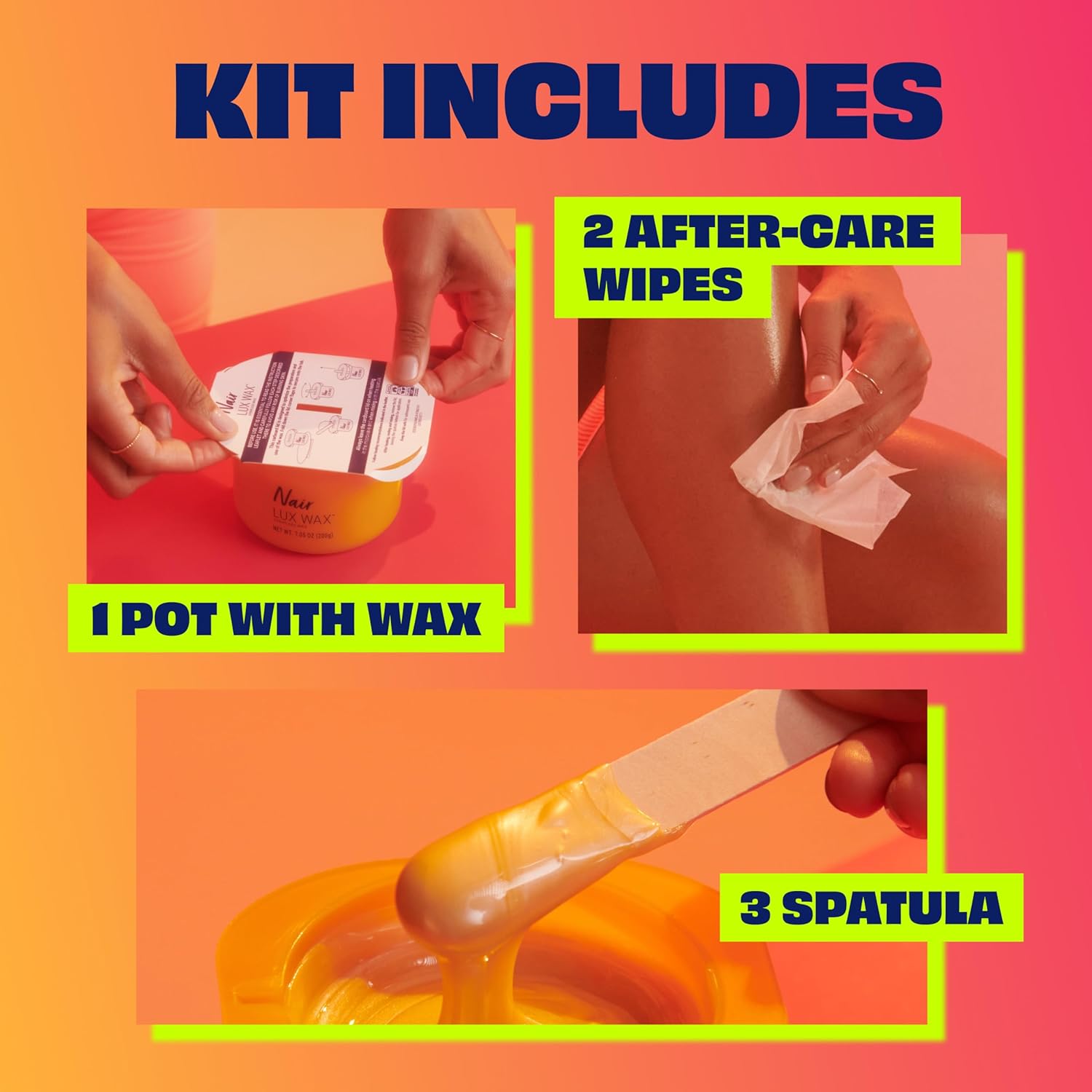 Nair_Lux_Wax,_Microwaveable_Hot_Waxing_Kit_for_Women,_Stripless_Hair_Removal_for_Legs,_Underarms,_Bikini_at_Home,_Proven_Effective_on_Short_Hair,_1_Count,_7.05_Oz