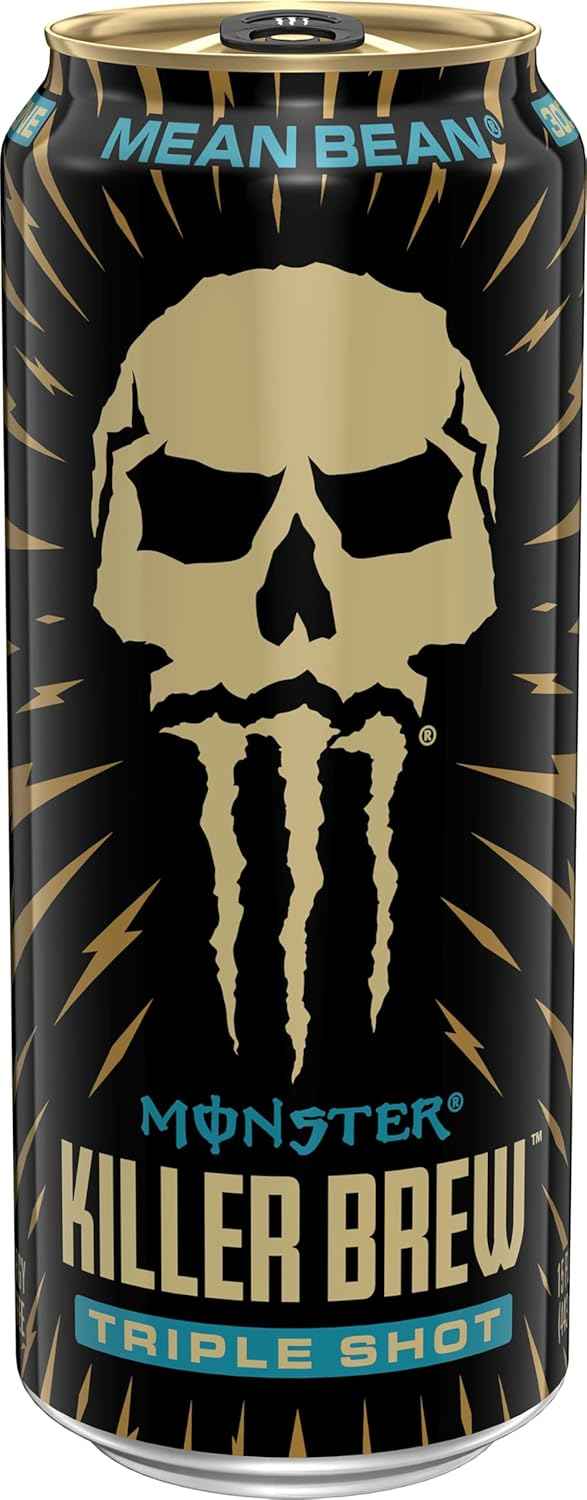 Monster Energy Killer Brew Mean Bean, 15 Fl Oz | Pack of 12