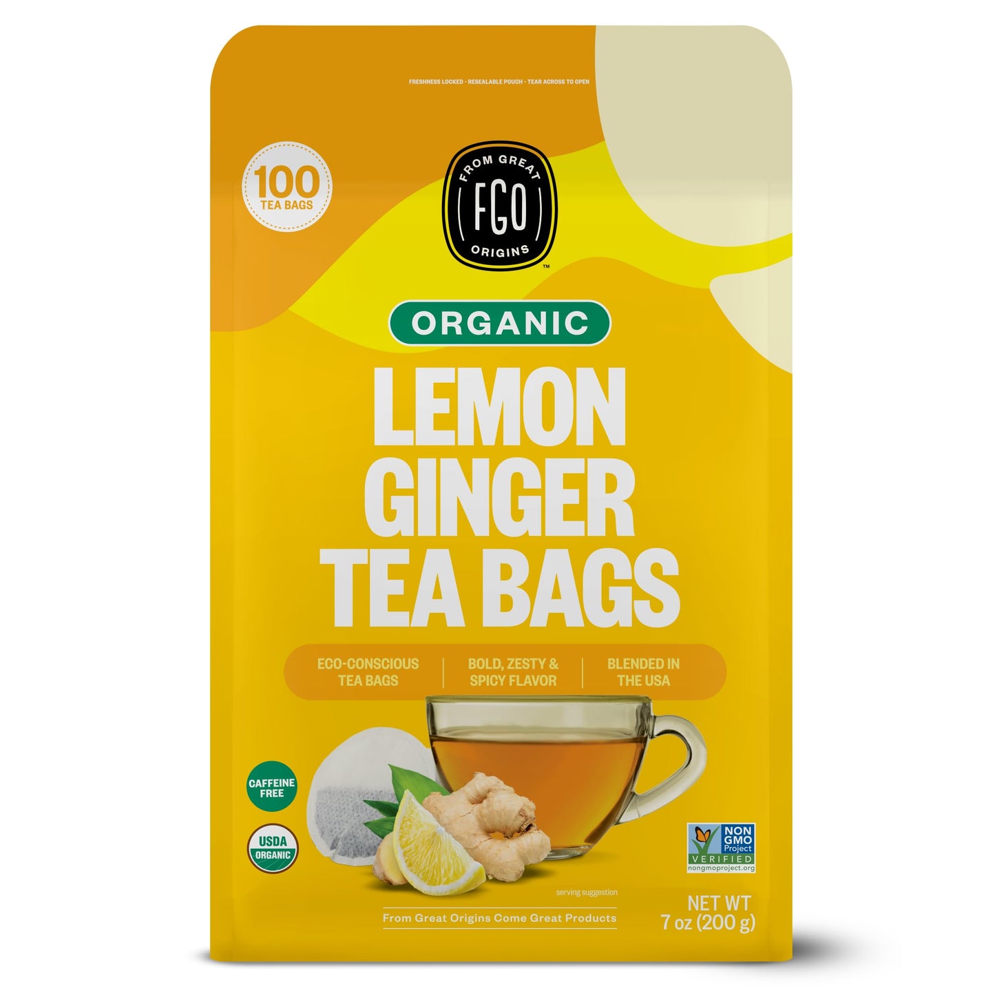 Ginger Lemon - 100 Count (Pack of 1)