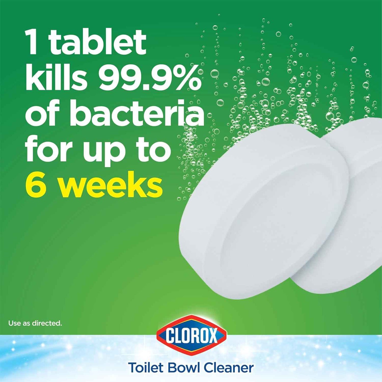 Clorox Ultra Clean Toilet Tablets Bleach