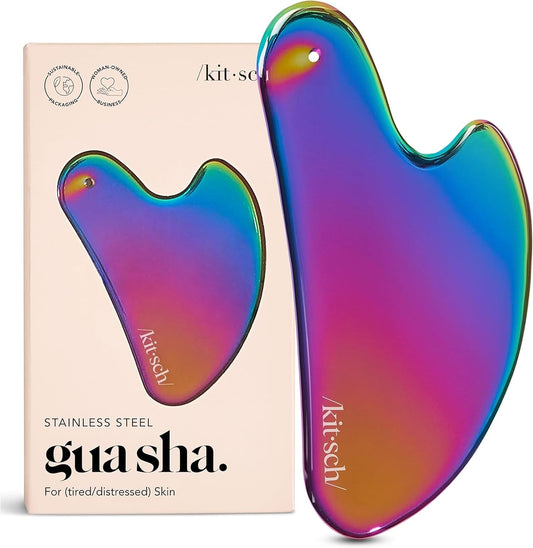 Kitsch_Stainless_Steel_Gua_Sha_Facial_Tools_-_Guasha_Tool_for_Face,_Face_Sculpting_Tool,_Jawline_Shaper,_Double_Chin_Reducer_Gua_Sha_Tools,_Lymphatic_Drainage_Massager,_Facial_Skin_Care,_Iridescent