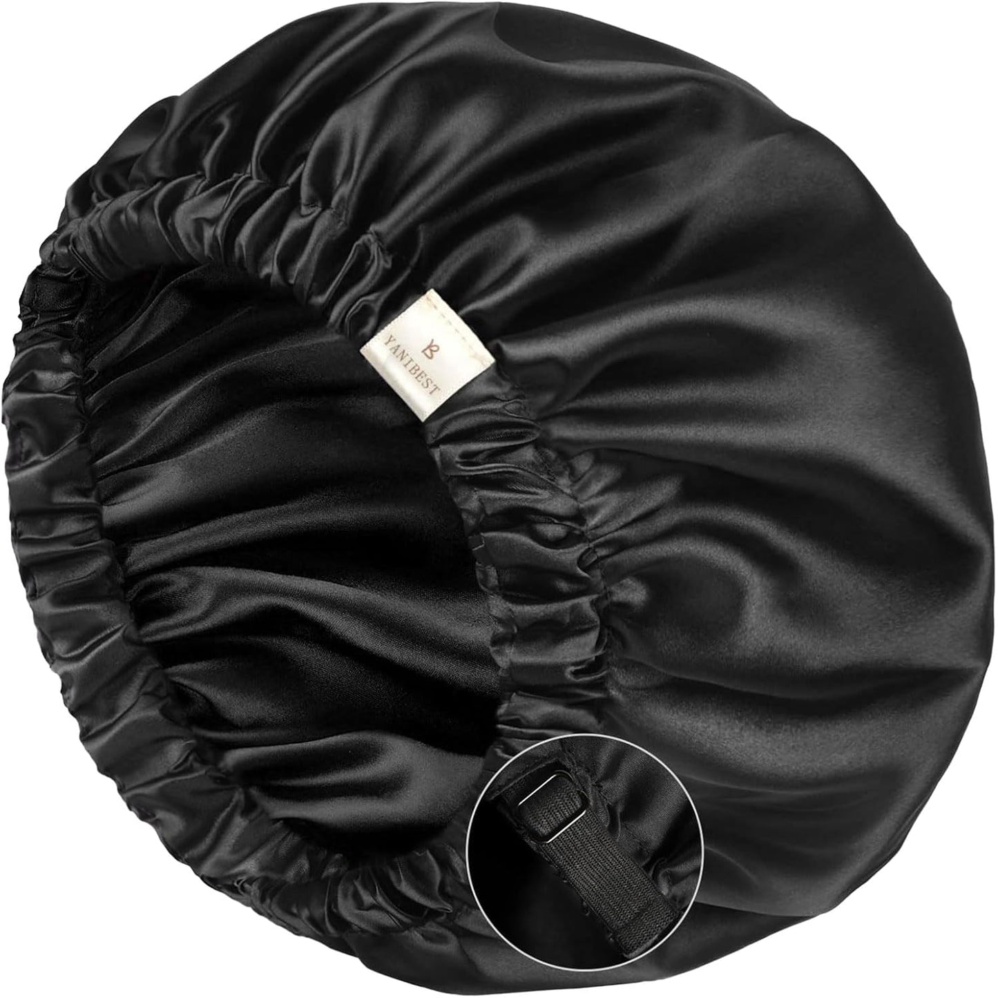 YANIBEST_Silk_Bonnet_Satin_Bonnet_for_Sleeping_Women_Men,_Adjustable_Double_Layer_Hair_Bonnet_for_Curly_Braids_Reduce_Frizz