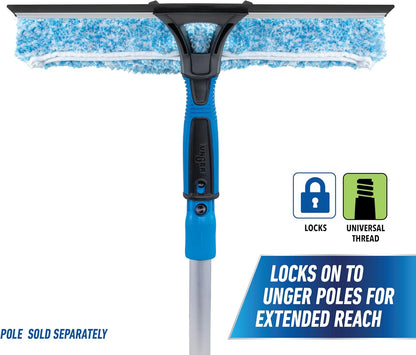 Unger_Professional_Connect_and_Clean_2-in-1_Squeegee_and_Scrubber,_14”_Window_Cleaning_Tool,_Essential_Glass_Cleaner_for_Commercial_and_Residential_Use,_Reusable_Microfiber_Sleeve,_Streak-Free_Results