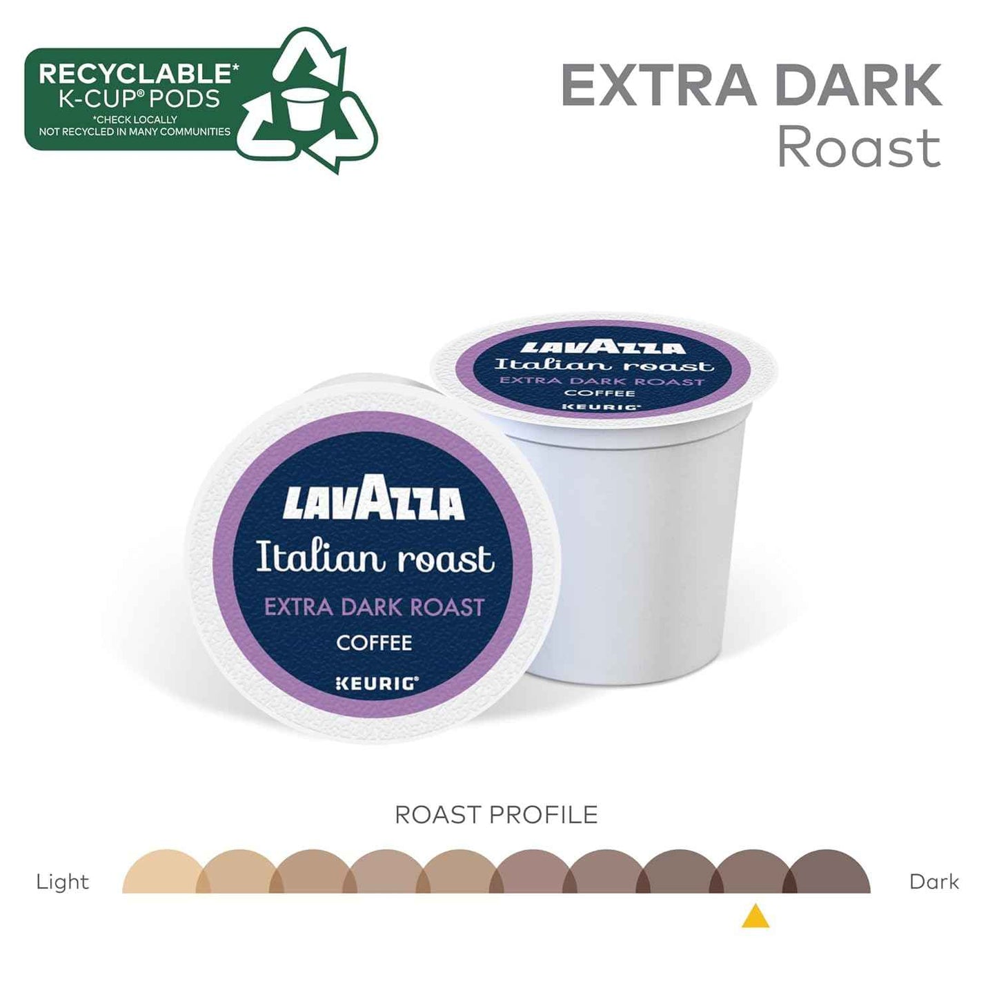 Lavazza Italian Roast, Keurig Single Serve K-Cup Pods
