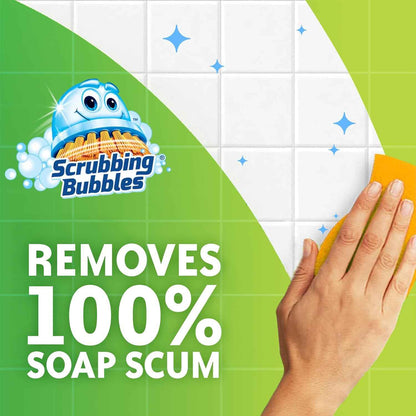 Scrubbing Bubbles Mega Bathroom and Shower Foamer Aerosol, Rainshower Scent, 20oz