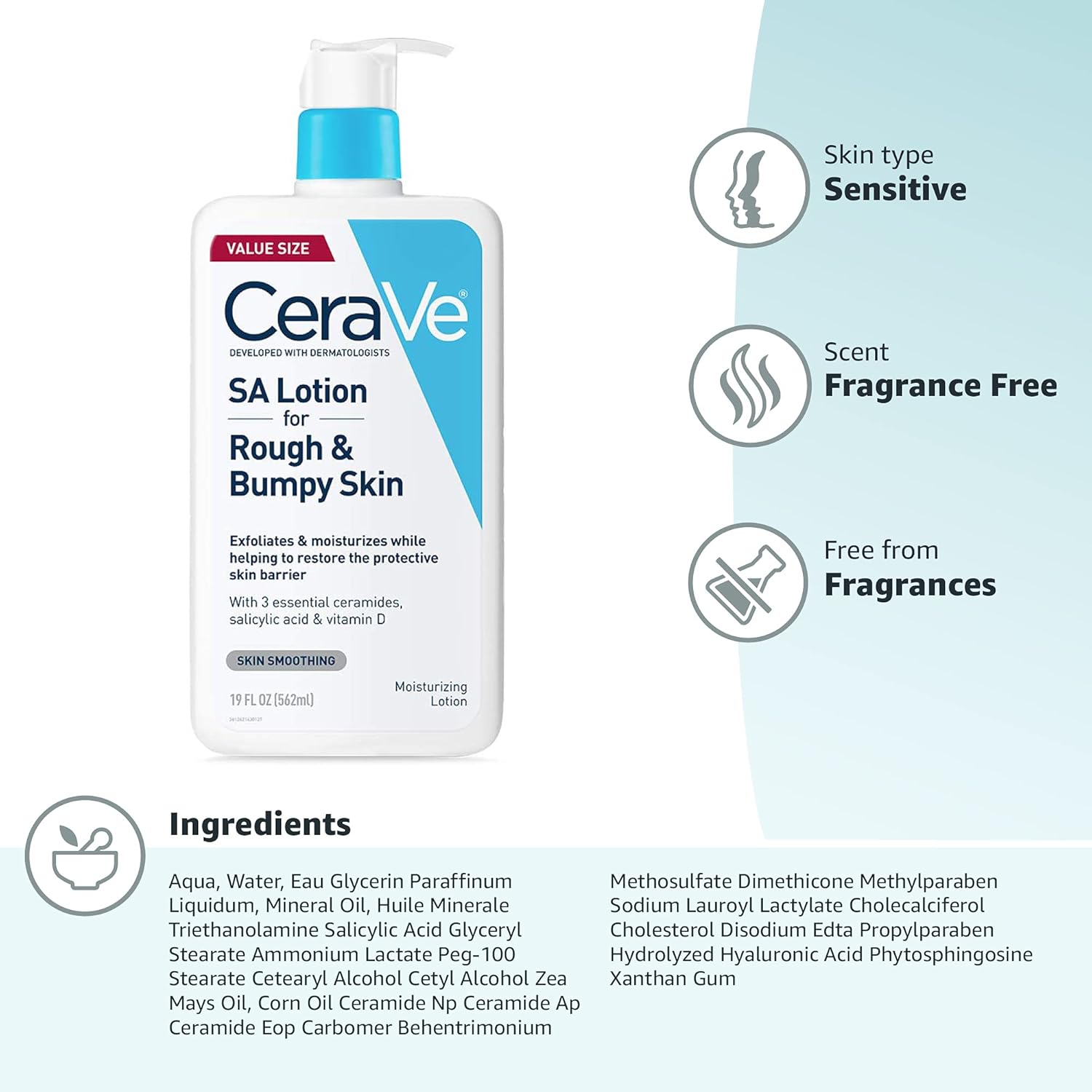 CeraVe_SA_Lotion_for_Rough_&_Bumpy_Skin,_Vitamin_D,_Hyaluronic_Acid,_Lactic_Acid,_Niacinamide_&_Salicylic_Acid,_Gentle_Exfoliating_Rough_And_Bumpy_Skin_Lotion,_Fragrance_Free_19_Ounce