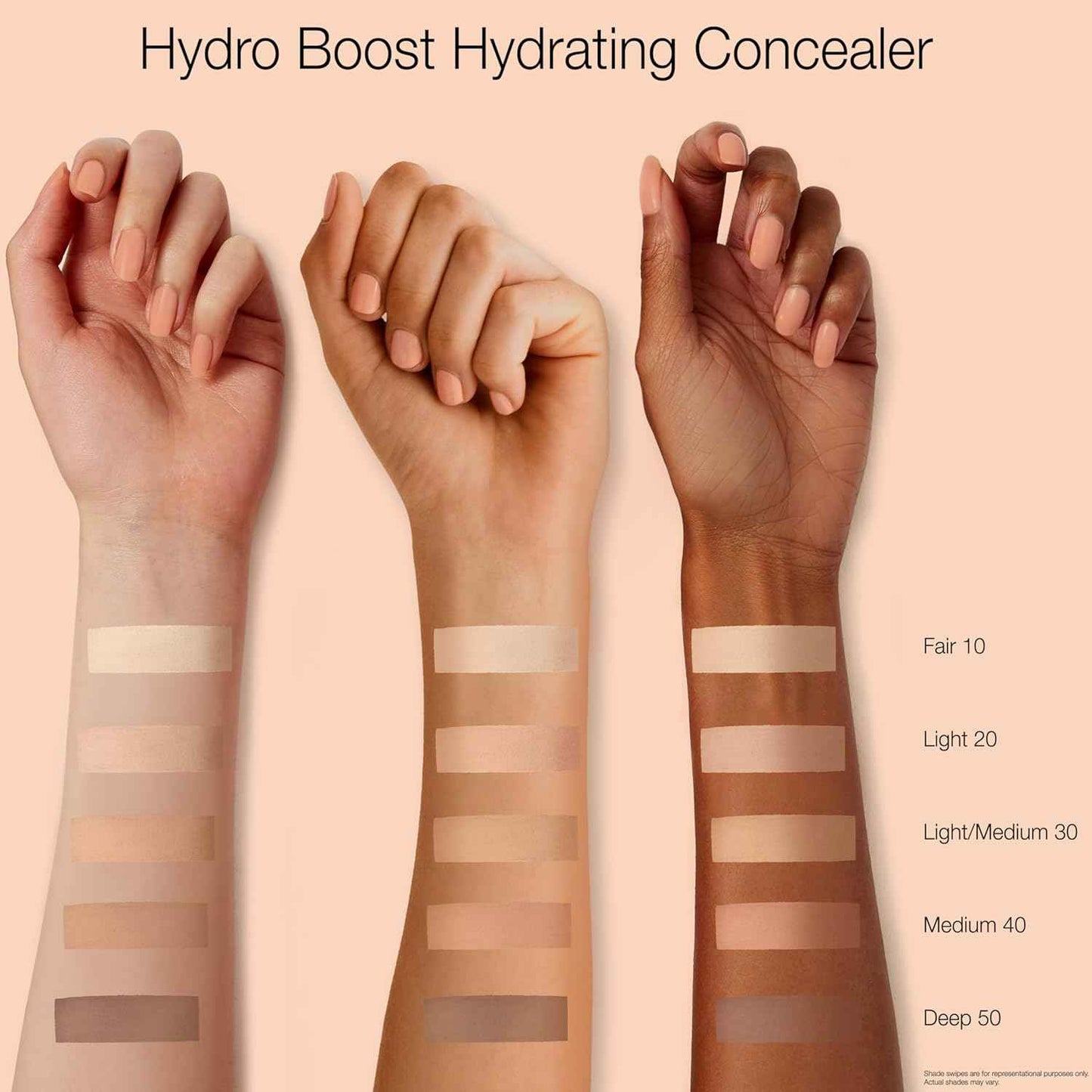 Neutrogena Hydro Boost Hydrating Concealer Stick, Oil-Free, Lightweight Cover-Up Makeup with Hyaluronic Acid Refreshes Dry Skin & Provides Buildable Coverage