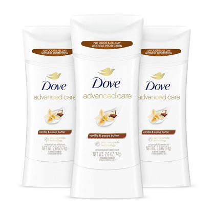 Dove_Advanced_Care_Antiperspirant_Deodorant_Stick_Vanilla_&_Cocoa_Butter_3_Count_Antiperspirant_deodorant_with_Pro-Ceramide_Technology_72-hour_odor_control_and_all-day_sweat_protection_2.6_oz