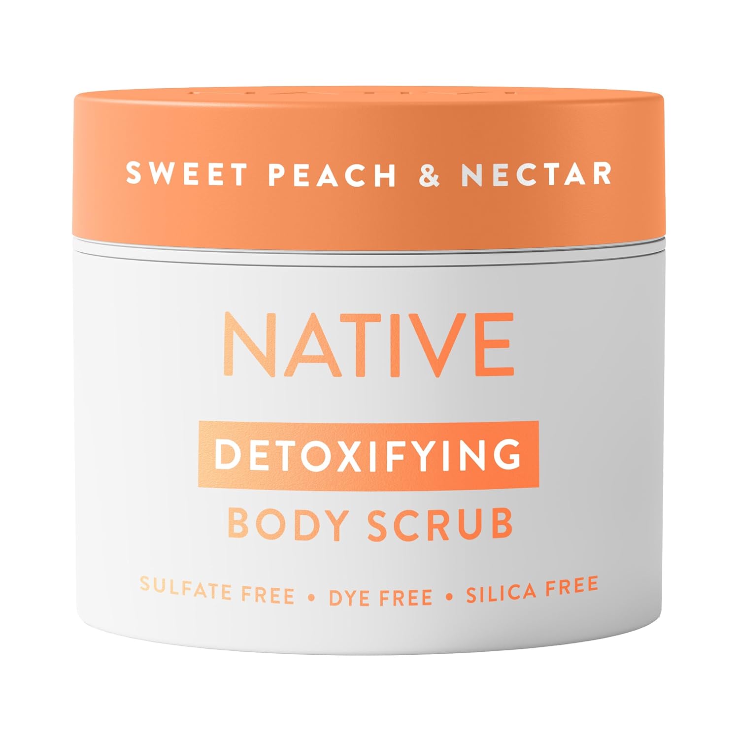 Native_Detoxifying_&_Exfoliating_Body_Scrub_for_Women_&_Men,_Sweet_Peach_&_Nectar,_Gentle_Body_Polish_for_Soft,_Smooth_Skin,_Made_Without_Sulfates,_12_oz