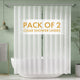 Frosted - 72"W x 78"L (Pack of 2)