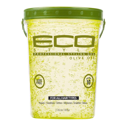 Eco Style Gel Styling - Adds Shine and Tames Split Ends - Delivers Moisture to Scalp - Nourishes And Repairs - Provides Weightless and Superior Hold - Ideal for all Hair