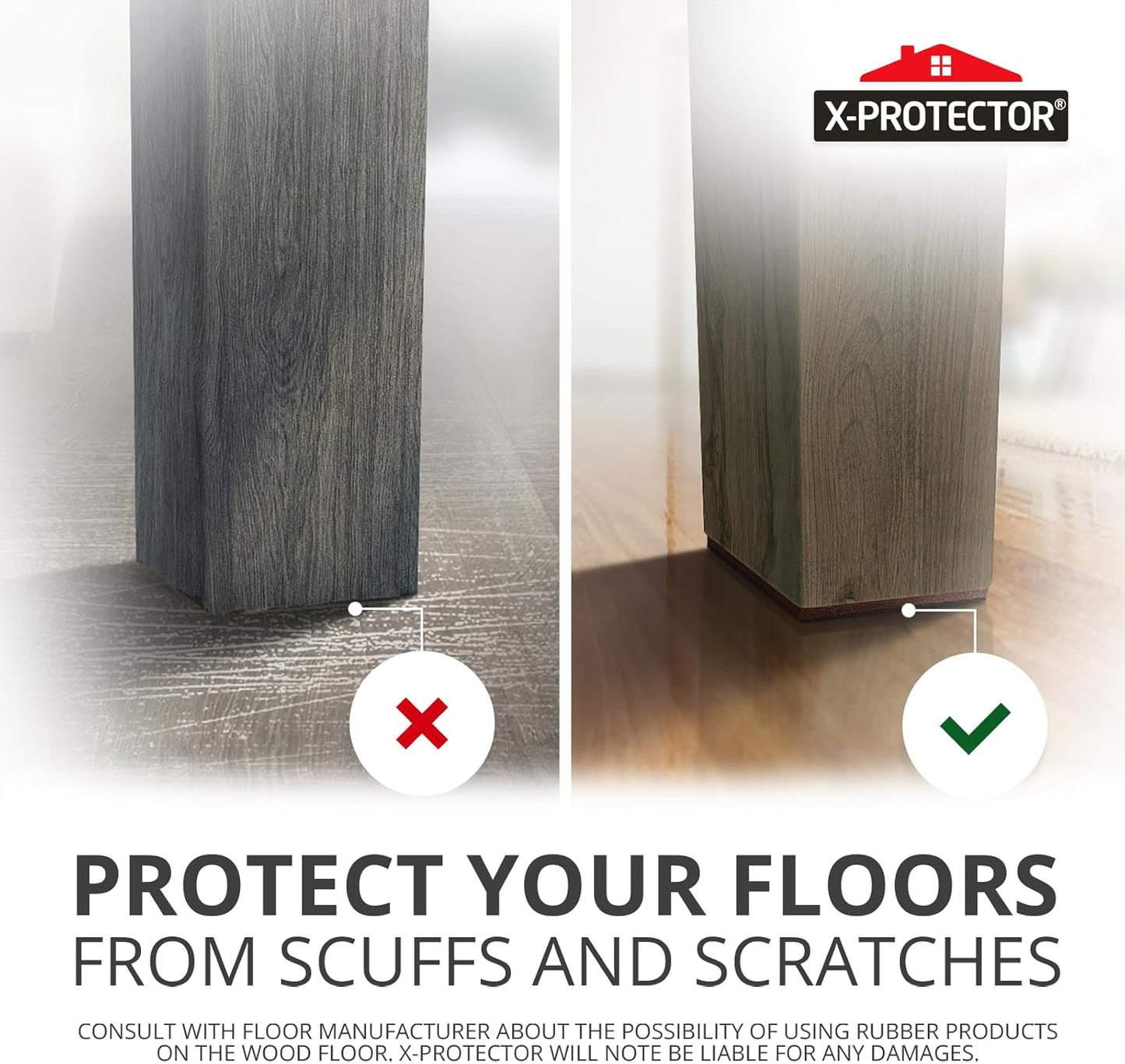 X-PROTECTOR_Non_Slip_Furniture_Pads_–_12_Premium_Furniture_Grippers_3"!_Best_SelfAdhesive_Rubber_Feet_Furniture_Feet_–_Ideal_Non_Skid_Furniture_Pad_Floor_Protectors_–_Keep_Furniture_in_Place!