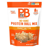 PBfit No Bake Peanut Butter Protein Ball Mix, 8g Protein, Made with Chia Seeds & Whole Grain Oats, Gluten Free, Vegan Snacks, 10.58 Oz Bag