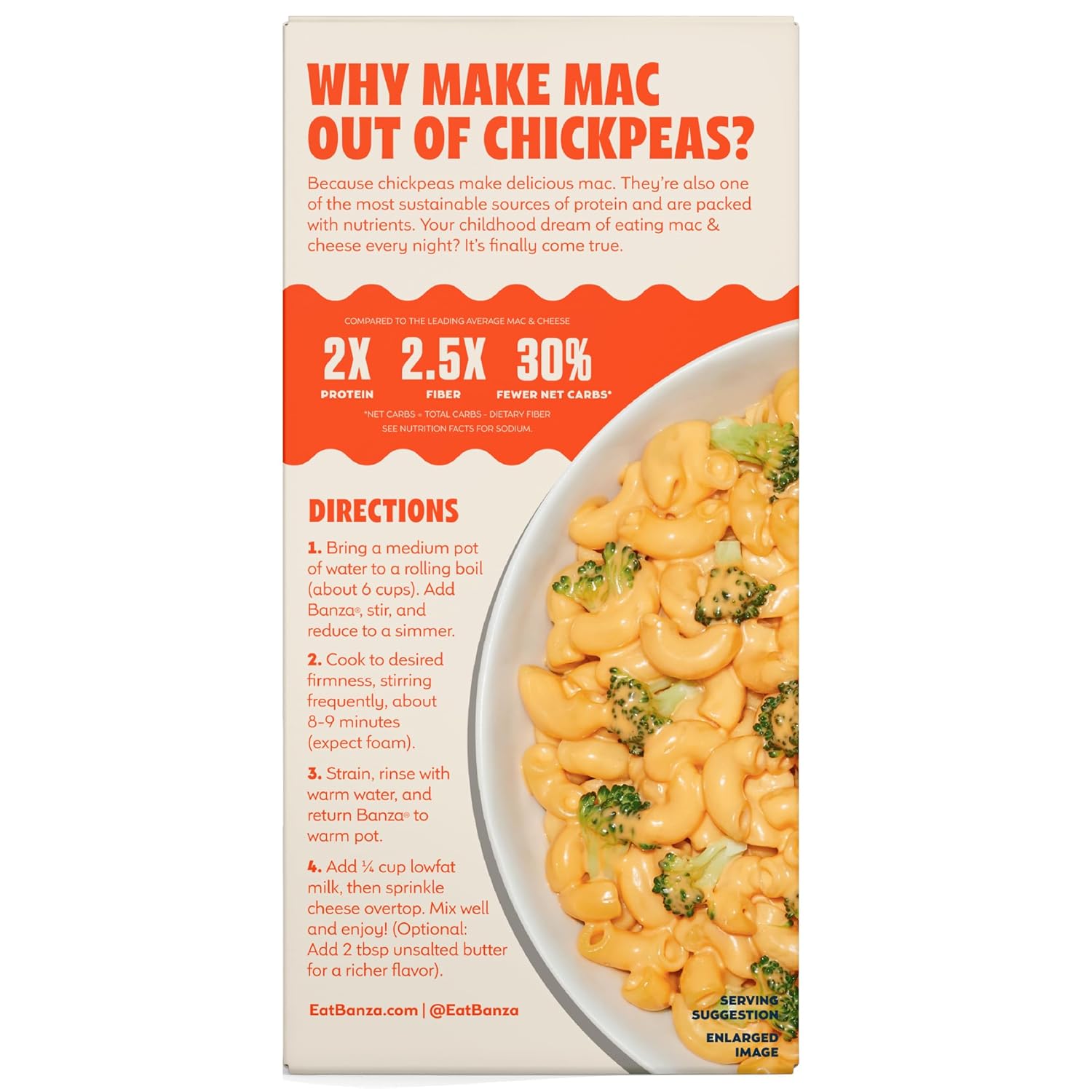 Banza_Elbows_&_Classic_Cheddar_Mac_and_Cheese_-_High_Protein,_Gluten_Free,_and_Lower_Carb_Protein_Mac_and_Cheese_-_5.5oz