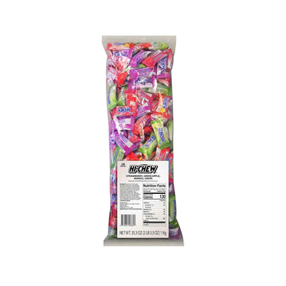 HI-CHEW Assorted, Green Apple Strawberry Mango Grape, Soft & Chewy Candy 2lb - 185+ Pieces Individually Wrapped - Made with Immensely Juicy Fruity Flavors
