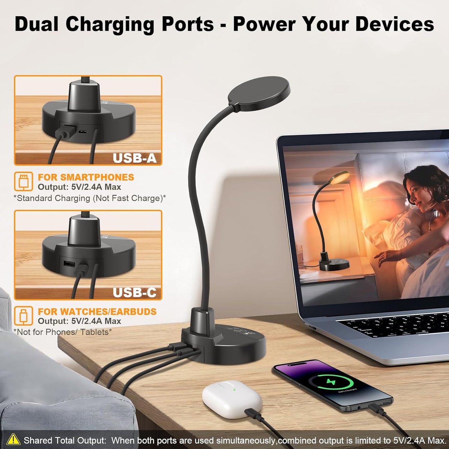15W_LED_Desk_Lamp_with_USB_Charging_Ports_–_Dimmable_Table_Lamp_with_3_Color_Temps,_5_Brightness,_4_Timers,_Flexible_Gooseneck_Light_with_Base,_Eye-Caring_Reading_Light_for_Home_Office,_Bedroom,_Study