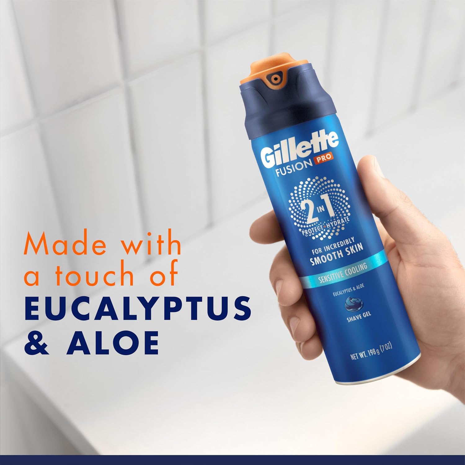 Gillette_PRO_Shaving_Gel_For_Men_Cools_To_Soothe_Skin_And_Hydrates_Facial_Hair,_7oz,_ProGlide_Sensitive_2_in_1_Shave_Gel