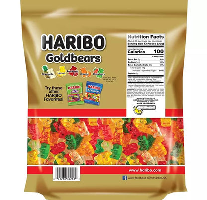 HARIBO_Gummi_Candy,_Original_Goldbears_Gummy_Bears,_72_Ounce_Resealable_Party_Size_Bag,_Delicious_Soft_&_Chewy_Sweet_Snacks,_Assorted_Fruity_Flavors