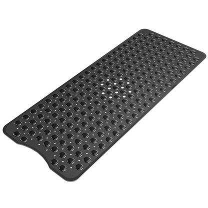 AmazerBath Shower Mat Non Slip 40 x 16 Inches, Bathtub Mat Shower Stall Mats with Suction Cups and Drain Holes, Non Slip Bath Mat for Tub for Elderly & Kids