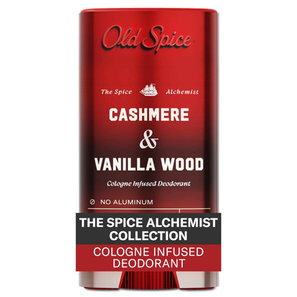 Old Spice Aluminum Free Deodorant for Men, The Spice Alchemist Collection, 24/7 Cologne Infused Scent, No Trade Off Formula, Free of Parabens & Phthalates