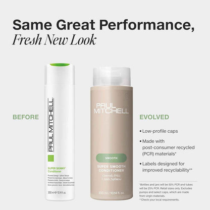 Paul Mitchell Super Smooth Conditioner, Controls Frizz, Adds Softness, For Frizzy Hair