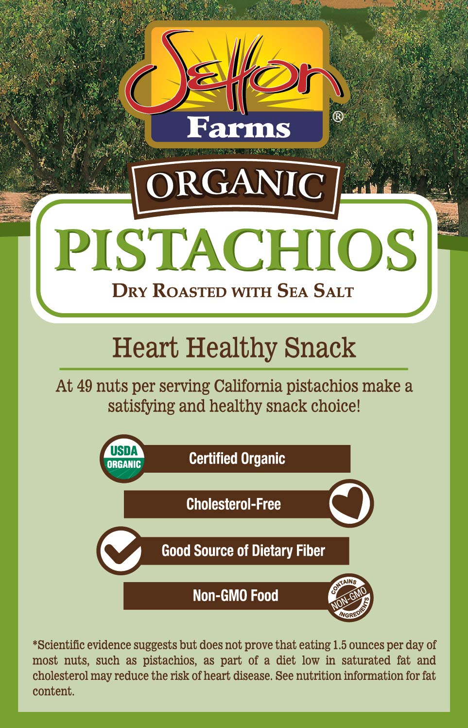 Setton_Farms_Premium_Organic_Pistachios,_Dry_Roasted_With_Sea_Salt,_7_Oz_Resealable_Bag