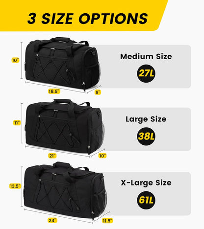 Vorspack_Gym_Bag_for_Men_-_18_Inches_Duffle_Bag_for_Travel_Duffel_Bag_with_Shoe_Compartment_Lightweight_Travel_Bag_for_Gym_Sports_Overnight_Weekender_-_Black