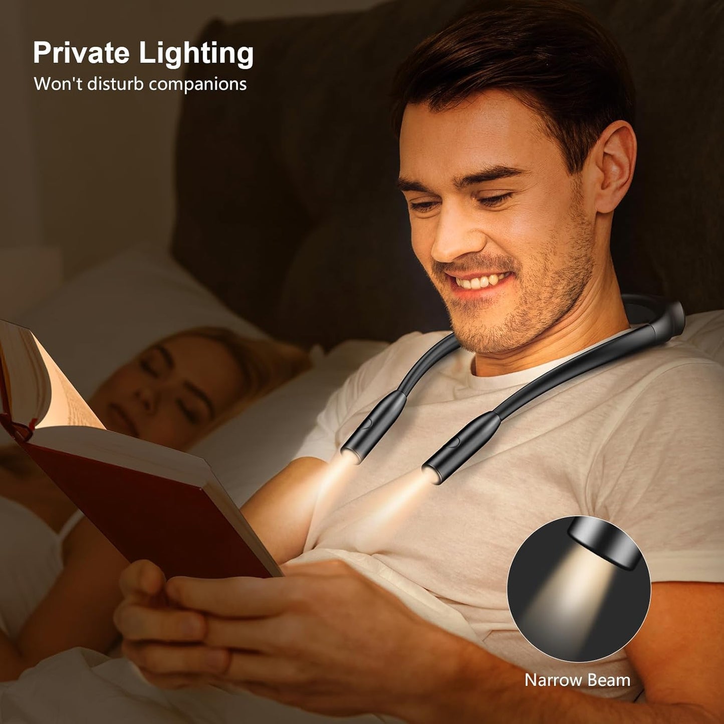 Gritin_LED_Neck_Reading_Light,Book_Light_for_Reading_in_Bed-Eye_Caring_3_Colors,_Dimmable_Brightness,_Bendable_Arms,_80+Hrs_Runtime,_Neck_Round_Design,_Comfortable_&Lightweight_for_Crafting,_Knitting