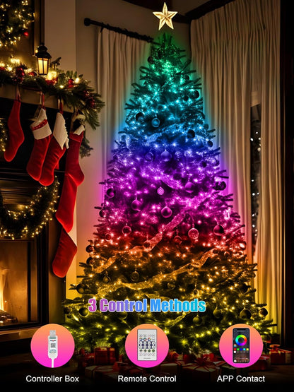 RGB_Smart_IC_String_Lights_Indoor_16FT/5M_[APP_&_Remote_Control],_50_LEDs_Multicolor_Fairy_Lights,_USB_Powered_&_IP65_Waterproof,_Music/Voice_Sync,_Fairy_String_Lights_for_Christmas,_Party